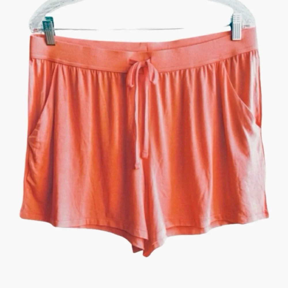 Sonoma 2 Piece Pajama Loungewear Set Camisole & Shorts Orange Size L/XL